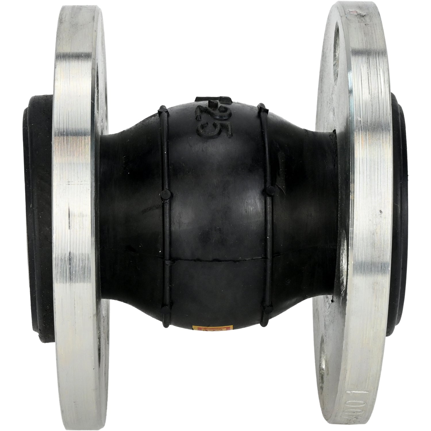 Rubber compensator Elephant CR-E25-F PN16, rubber insert (body) - EPDM, connection type - flanged, flange material - galvanized carbon steel