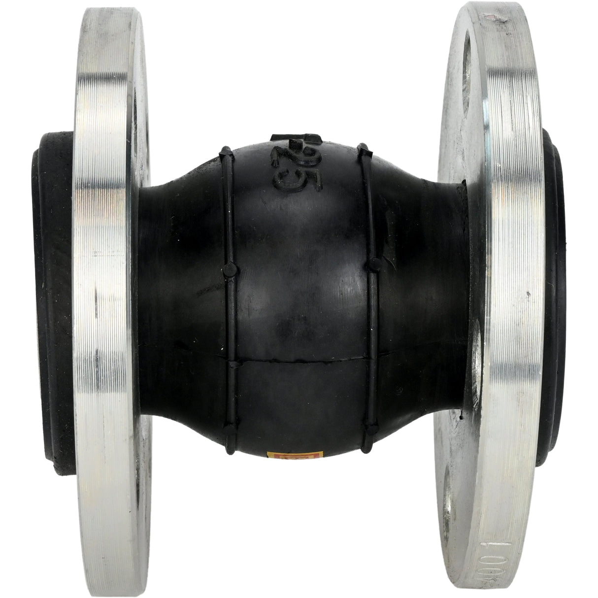 Rubber compensator Elephant CR-E25-F PN10, rubber insert (body) - EPDM, connection type - flanged, flange material - galvanized carbon steel