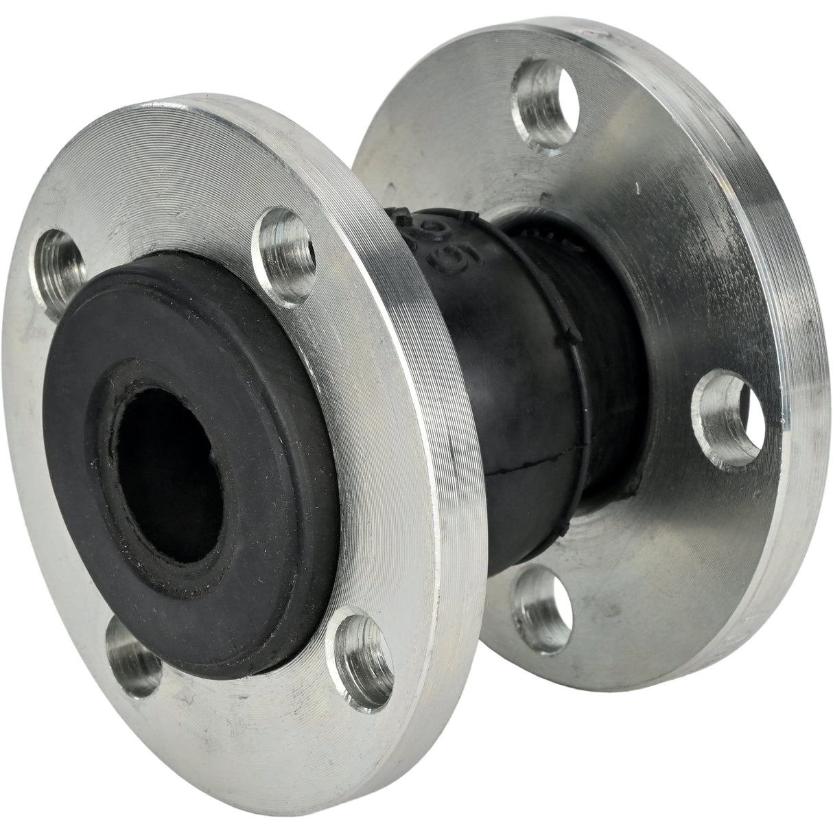 Rubber compensator Elephant CR-E25-F PN10, rubber insert (body) - EPDM, connection type - flanged, flange material - galvanized carbon steel