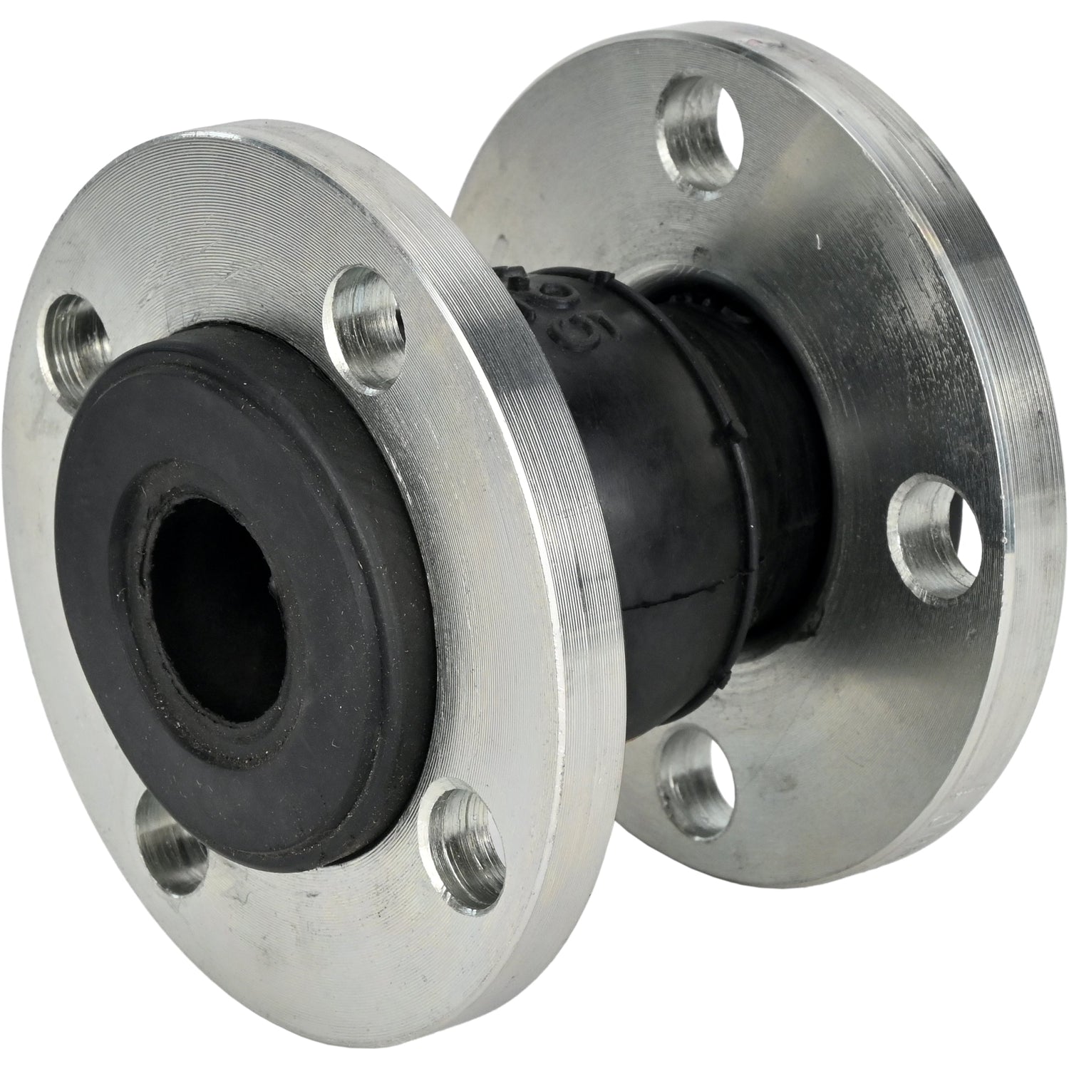 Rubber compensator Elephant CR-E25-F PN10, rubber insert (body) - EPDM, connection type - flanged, flange material - galvanized carbon steel
