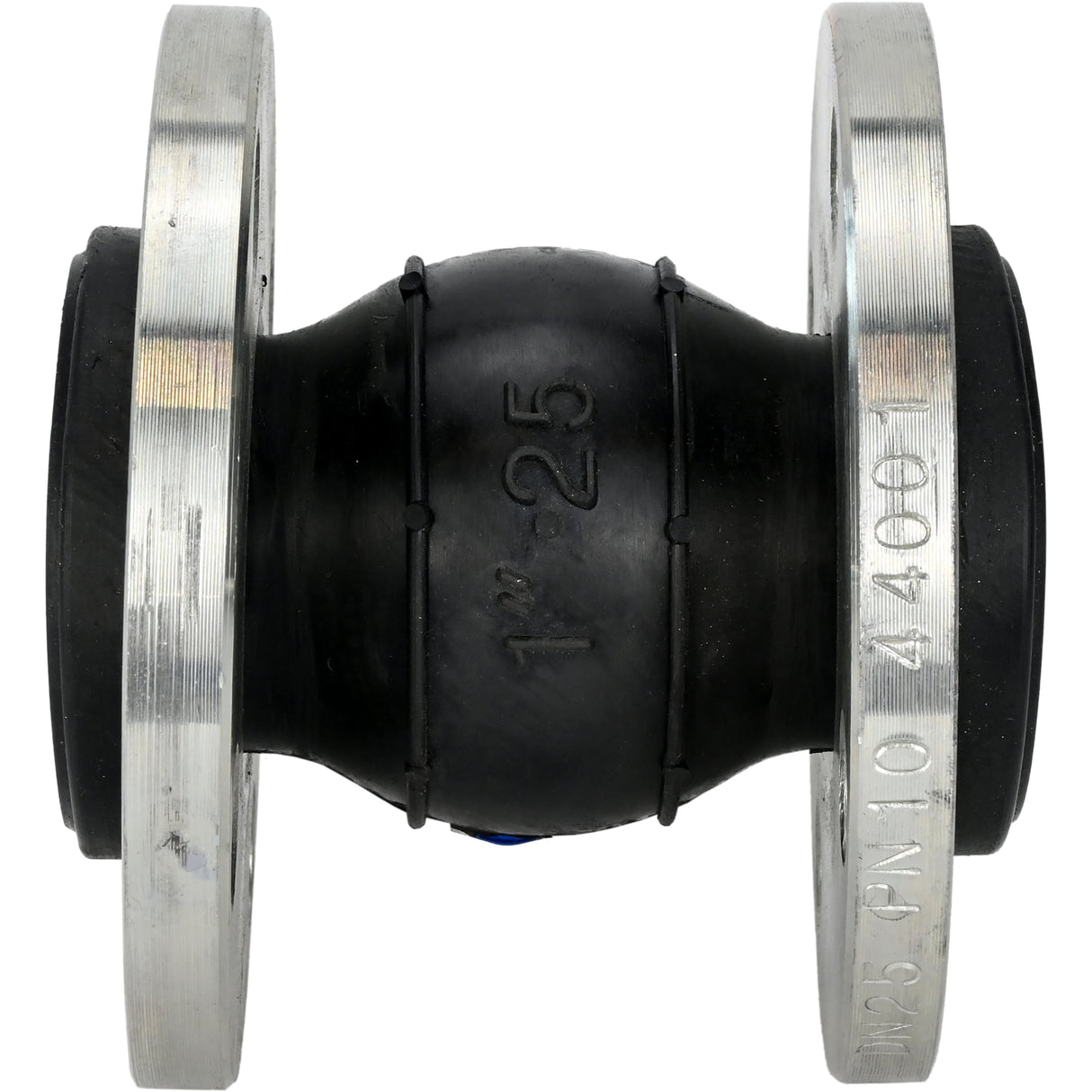 Rubber compensator Elephant CR-E25-F PN16, rubber insert (body) - EPDM, connection type - flanged, flange material - galvanized carbon steel
