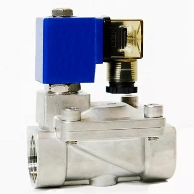 Two way normally open indirect acting electric solenoid valve Elephant DHD31-NO-S VITON G 0543 110/220V, body material - stainless steel AISI 316, seal - Viton