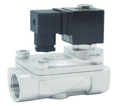 Two way normally closed indirect acting electric solenoid valve Elephant DHD31-S normally closed EPDM G 0543 24V, body material - stainless steel AISI 316, seal - EPDM