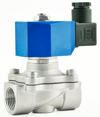 Two way normally closed direct acting electric solenoid valve Elephant DW21-SS316 normally closed 316 EPDM G SD01B 24V, body material - stainless steel AISI 316, seal - EPDM