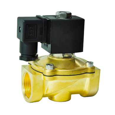 Two way normally closed direct acting electric solenoid valve Elephant DW-31 normally closed NBR G S91A 110/220V, body material - brass, seal - NBR
