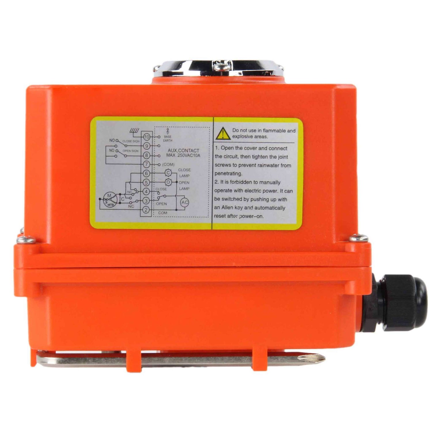 Quarter-turn electric actuator Elephant QT MINI 003 220 V