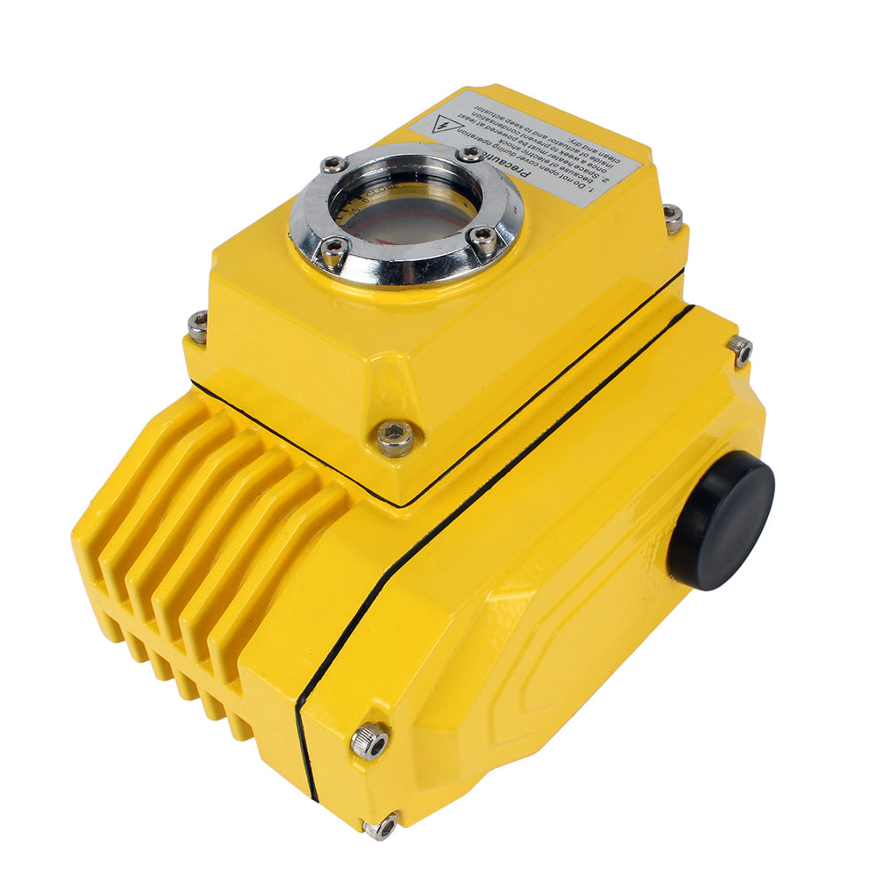 Quarter-turn electric actuator Elephant QT 005-040 220V with feedback sensor and 4-20 mA input control signal