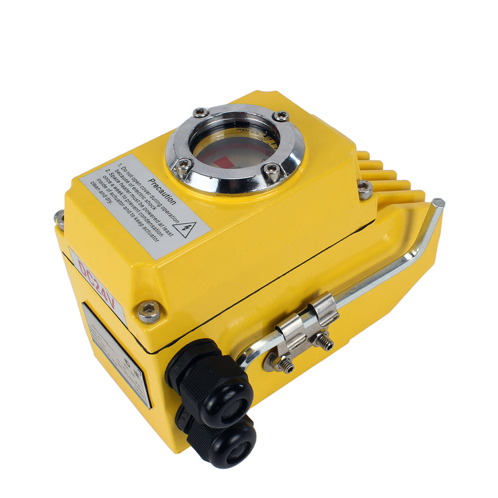 Quarter-turn electric actuator Elephant QT 005-040 220V with feedback sensor and 4-20 mA input control signal