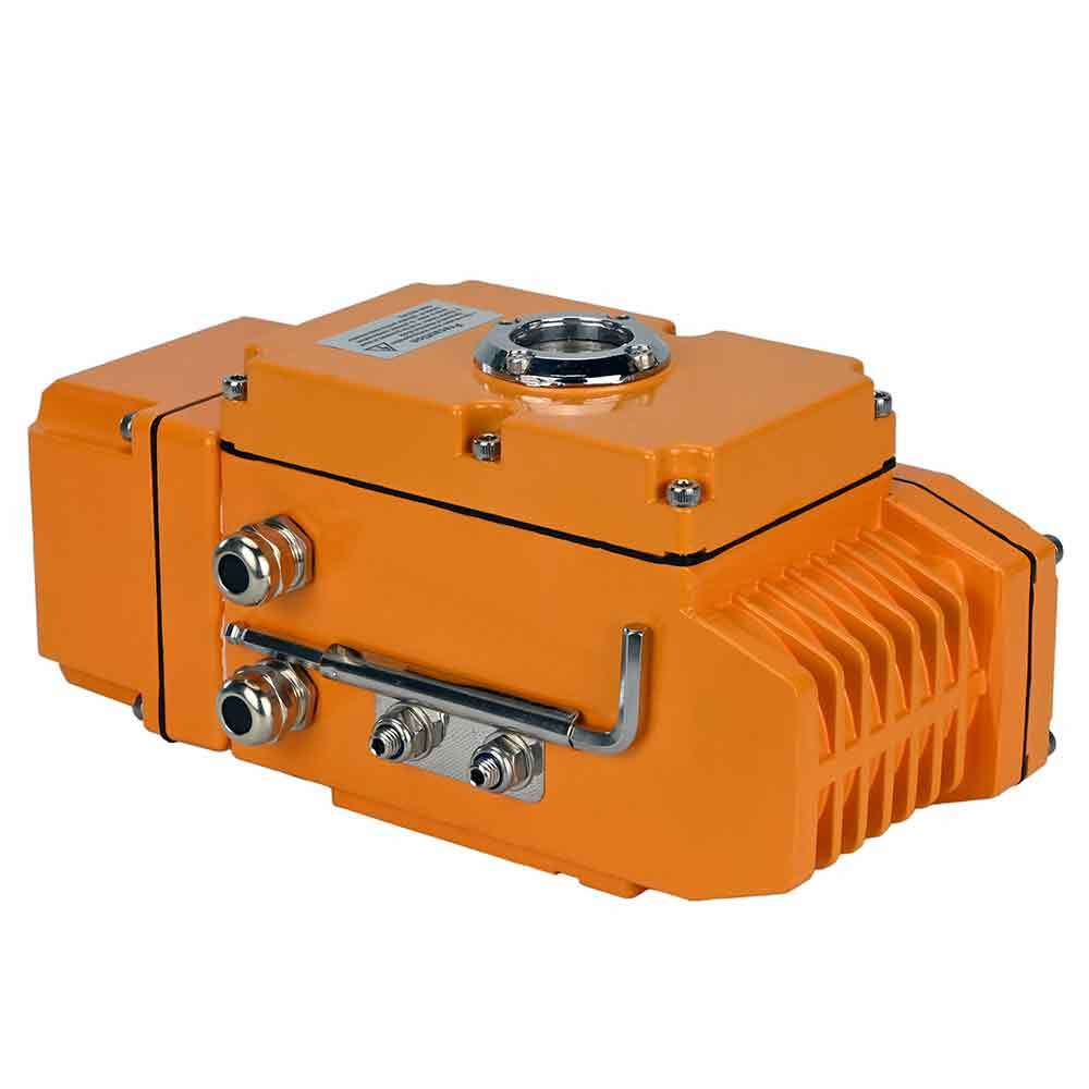 Quarter-turn electric actuator Elephant QT 005-040 220V with feedback sensor and 0-10 V input control signal