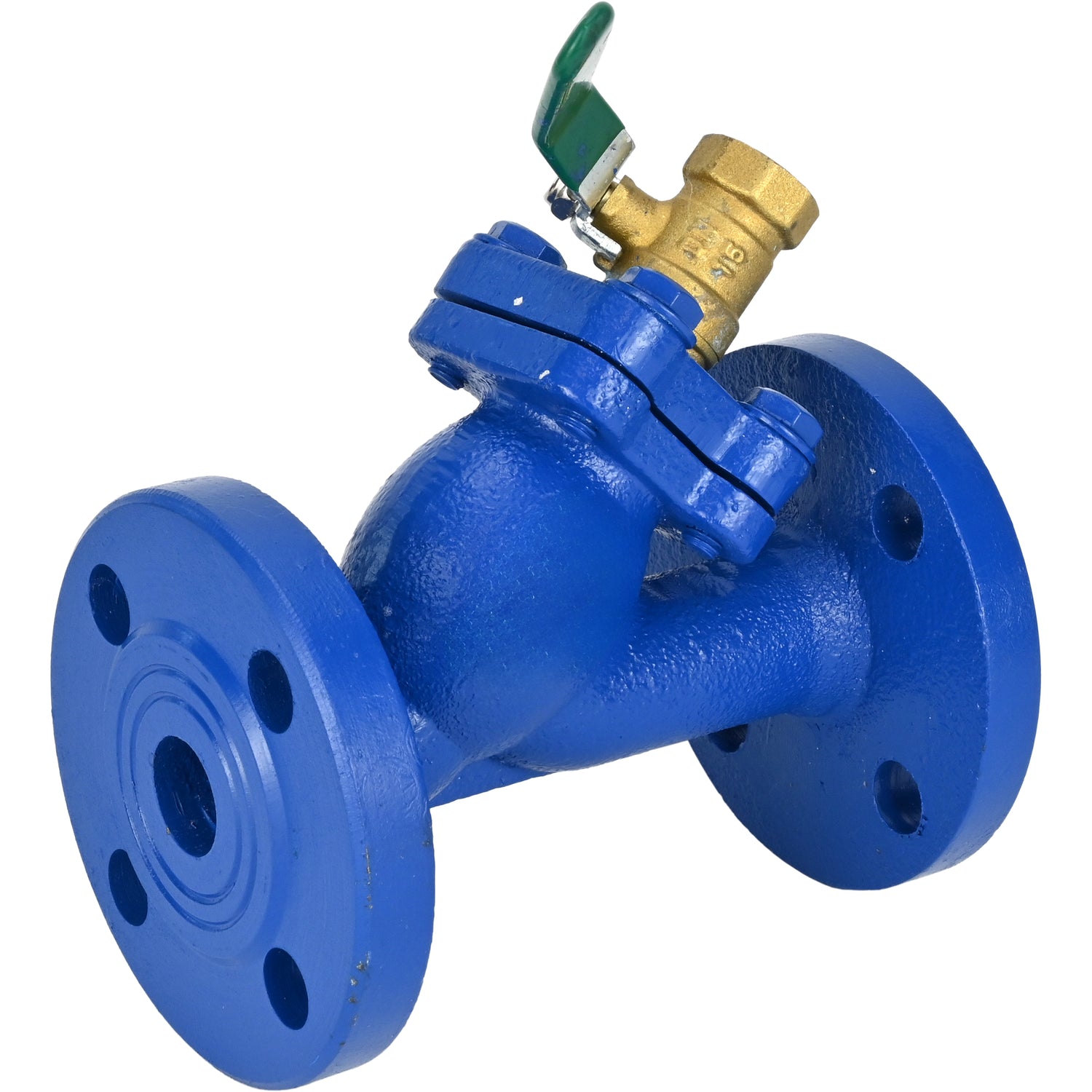 Mesh filter Elephant FMY1131MG-F flanged, body - cast iron GG25, mesh - SS304, Y-shaped, gasket - stainless steel 201+graphite, with drain valve