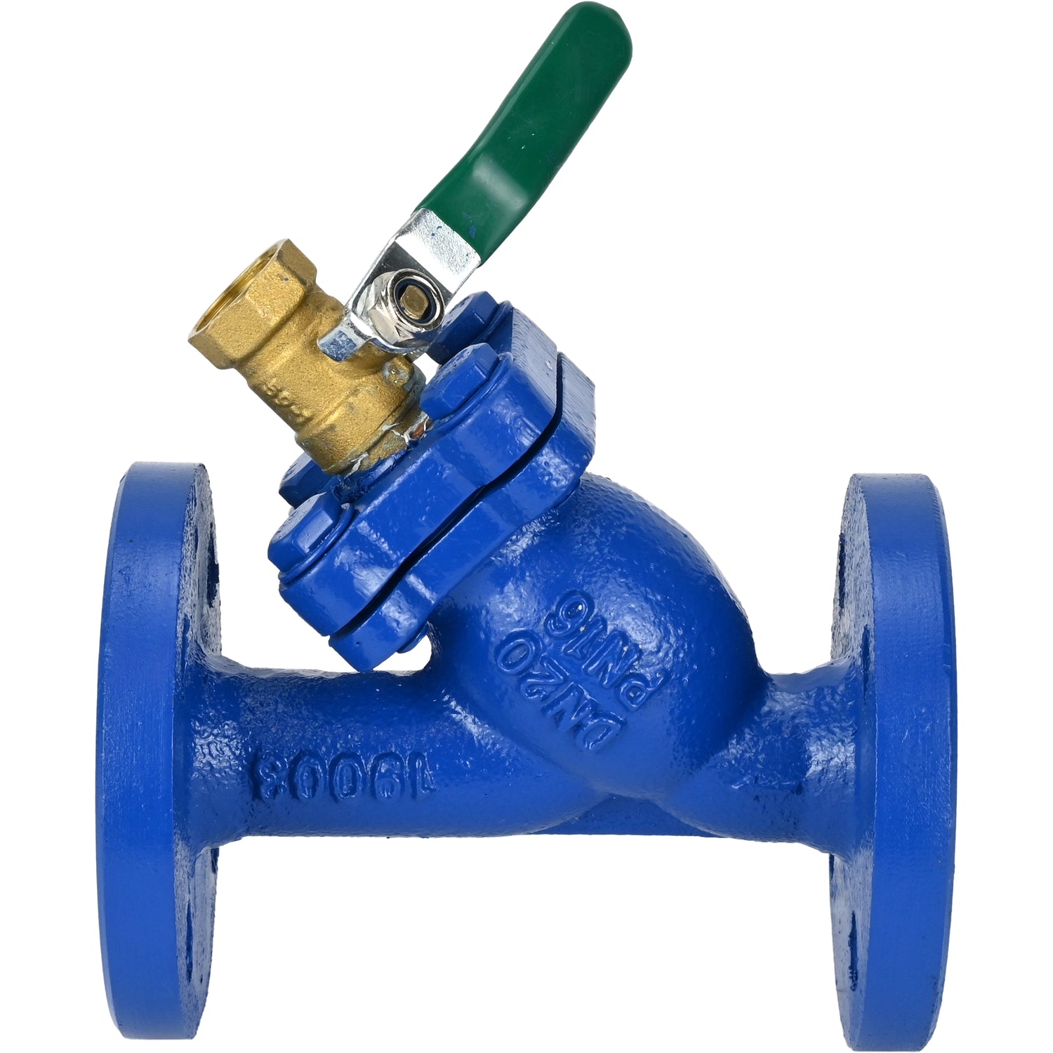 Mesh filter Elephant FMY1131MG-F flanged, body - cast iron GG25, mesh - SS304, Y-shaped, gasket - stainless steel 201+graphite, with drain valve