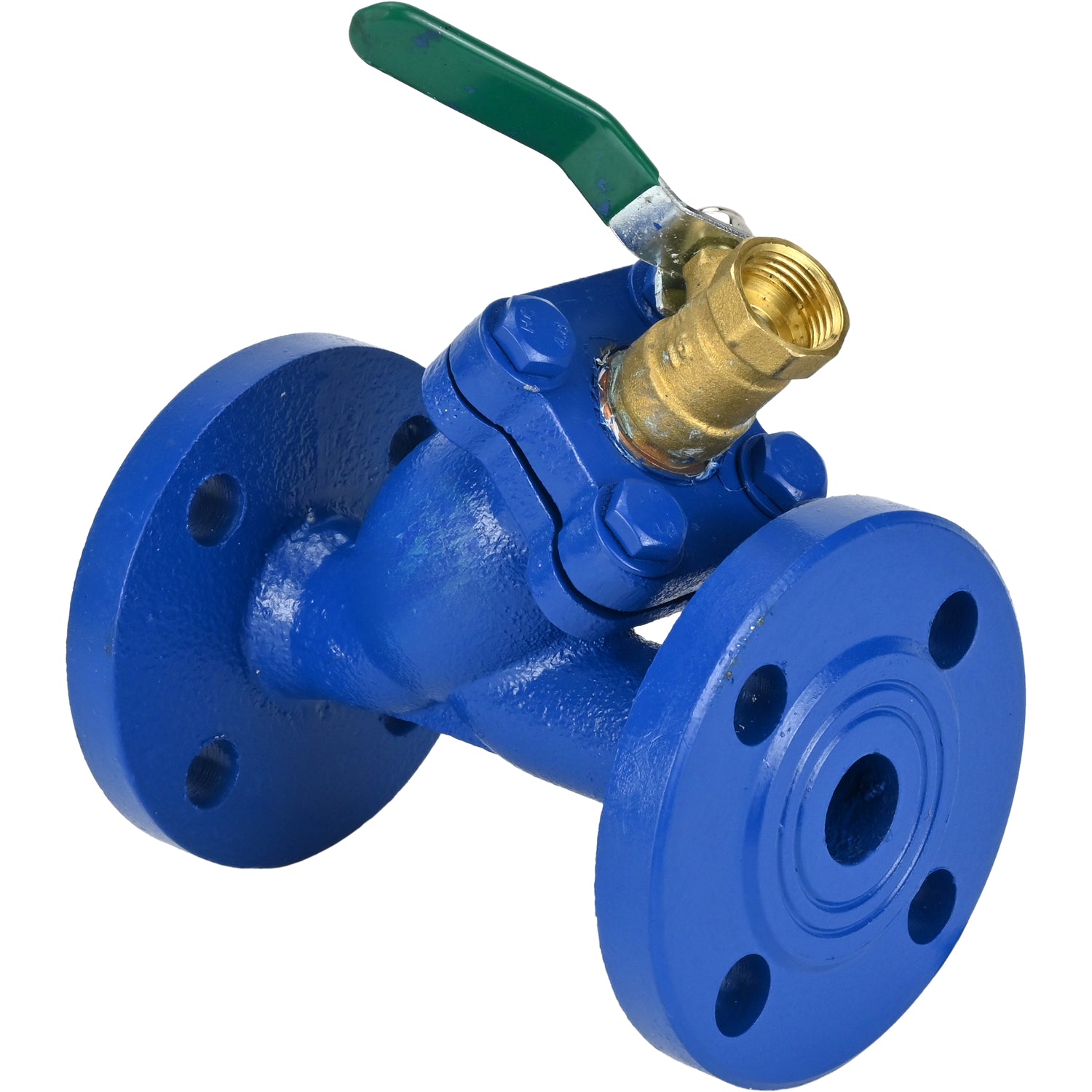 Mesh filter Elephant FMY1131MG-F flanged, body - cast iron GG25, mesh - SS304, Y-shaped, gasket - stainless steel 201+graphite, with drain valve