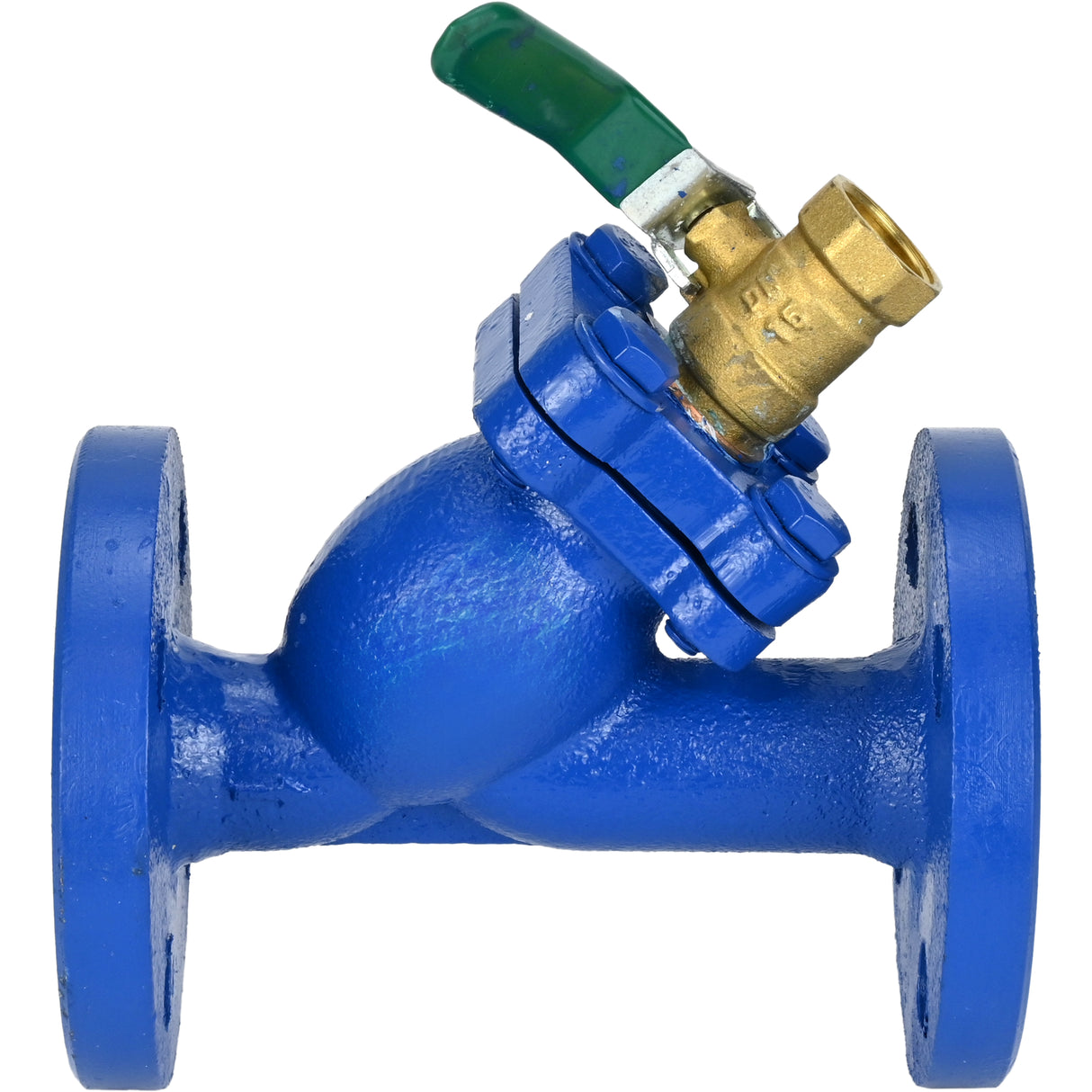 Mesh filter Elephant FMY1131MG-F flanged, body - cast iron GG25, mesh - SS304, Y-shaped, gasket - stainless steel 201+graphite, with drain valve