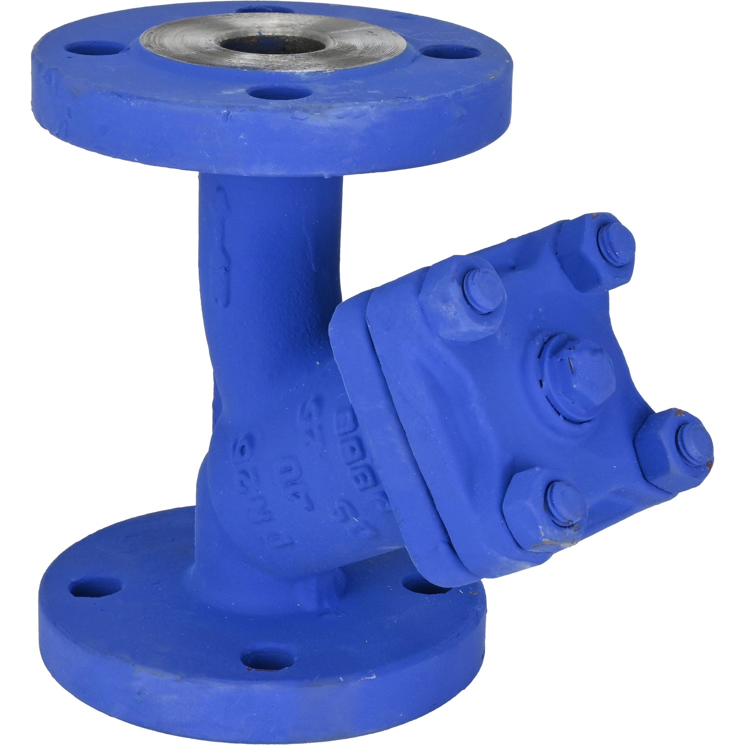 Mesh filters Elephant FMY2131-F Y-shaped, flanged, body - carbon steel GS-C25, mesh - AISI/SS 304, gasket - PTFE