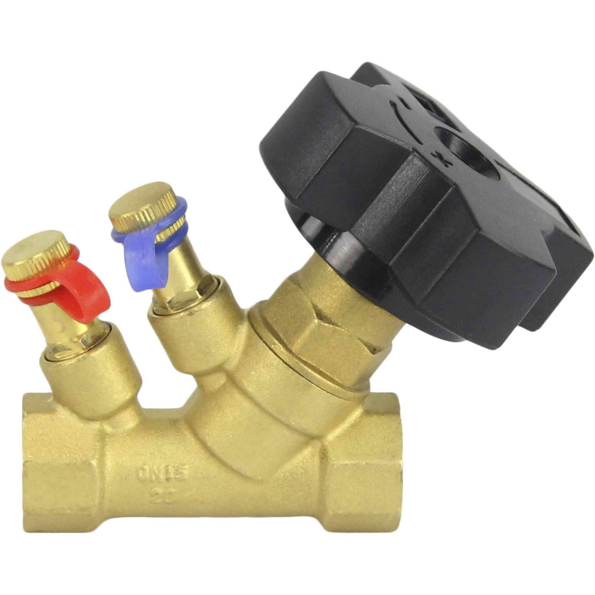 Static balancing valve Elephant VB0000P-T 16 bar brass, Threaded connection