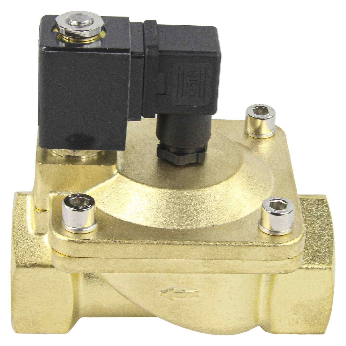 Solenoid valves Elephant VS400-VT-NC-220VAC DN10-50 10 bar body - brass, pilot action, threaded, normally closed, seal VITON, 220V coil