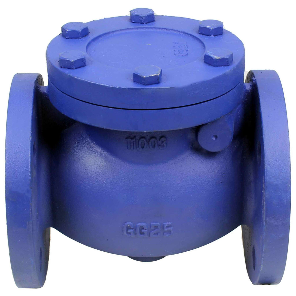 Swing check valve Elephant 302A, body material - cast iron GG25, closure element material - stainless steel AISI 420, seal - stainless steel