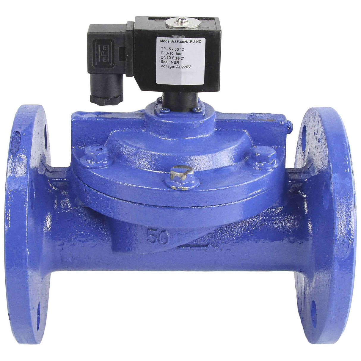 Solenoid valve Elephant VS610-VF-NC-220VAC-PA, body material - cast iron, seal - Viton, normally closed, coil - 220V DAR