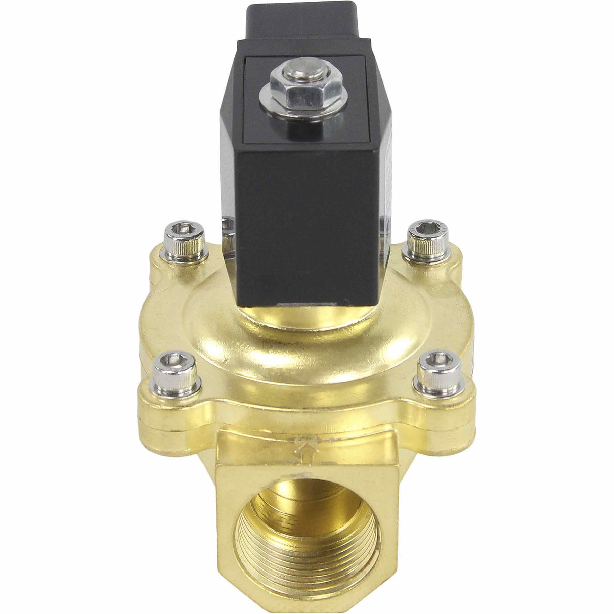 Two way normally closed direct acting electric solenoid valve Elephant VS2W-200V-NC VITON 220V, body material - brass, seal - Viton