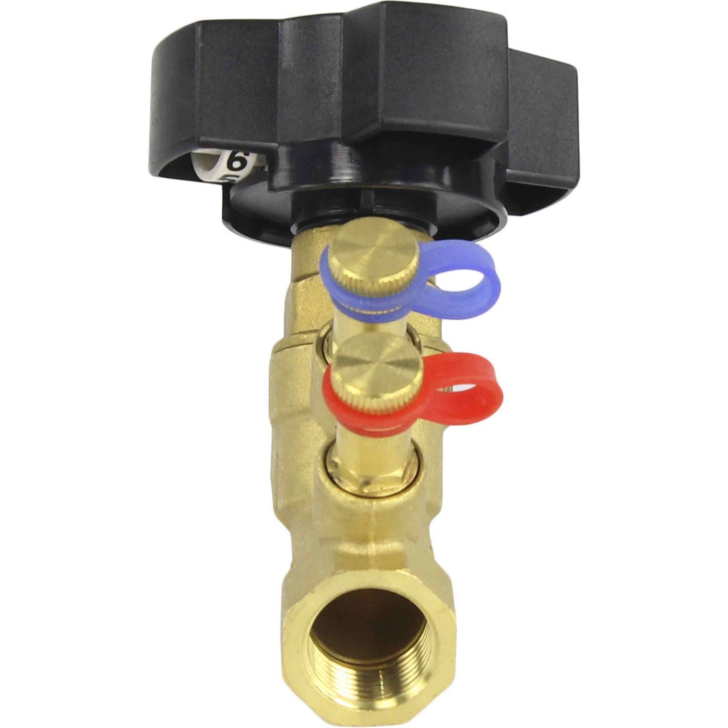Static balancing valve Elephant VB0000P-T 16 bar brass, Threaded connection
