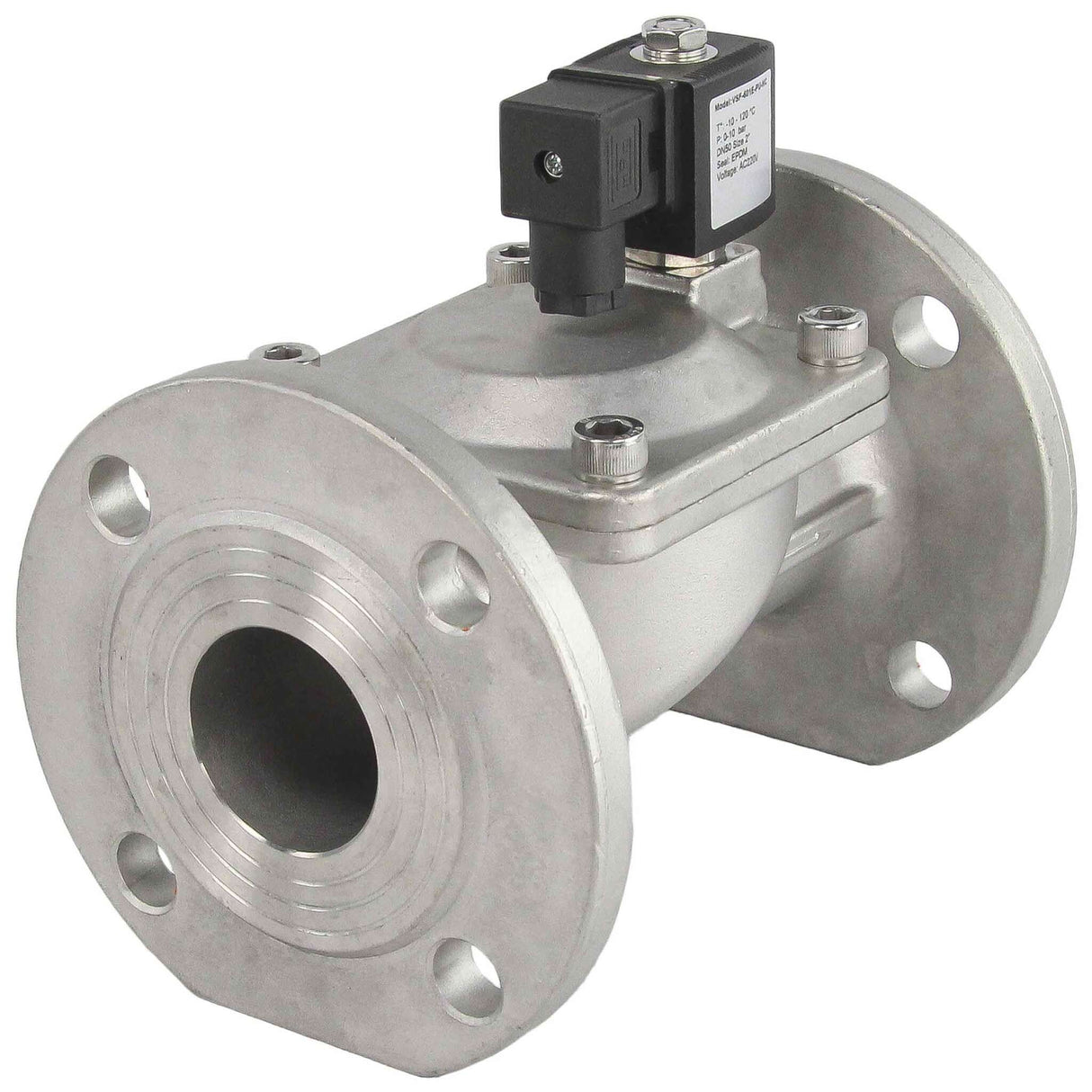 Two way normally closed indirect acting electric solenoid valve Elephant VSF-601E-PU-NC EPDM 24V, body material - stainless steel AISI 304, seal - EPDM