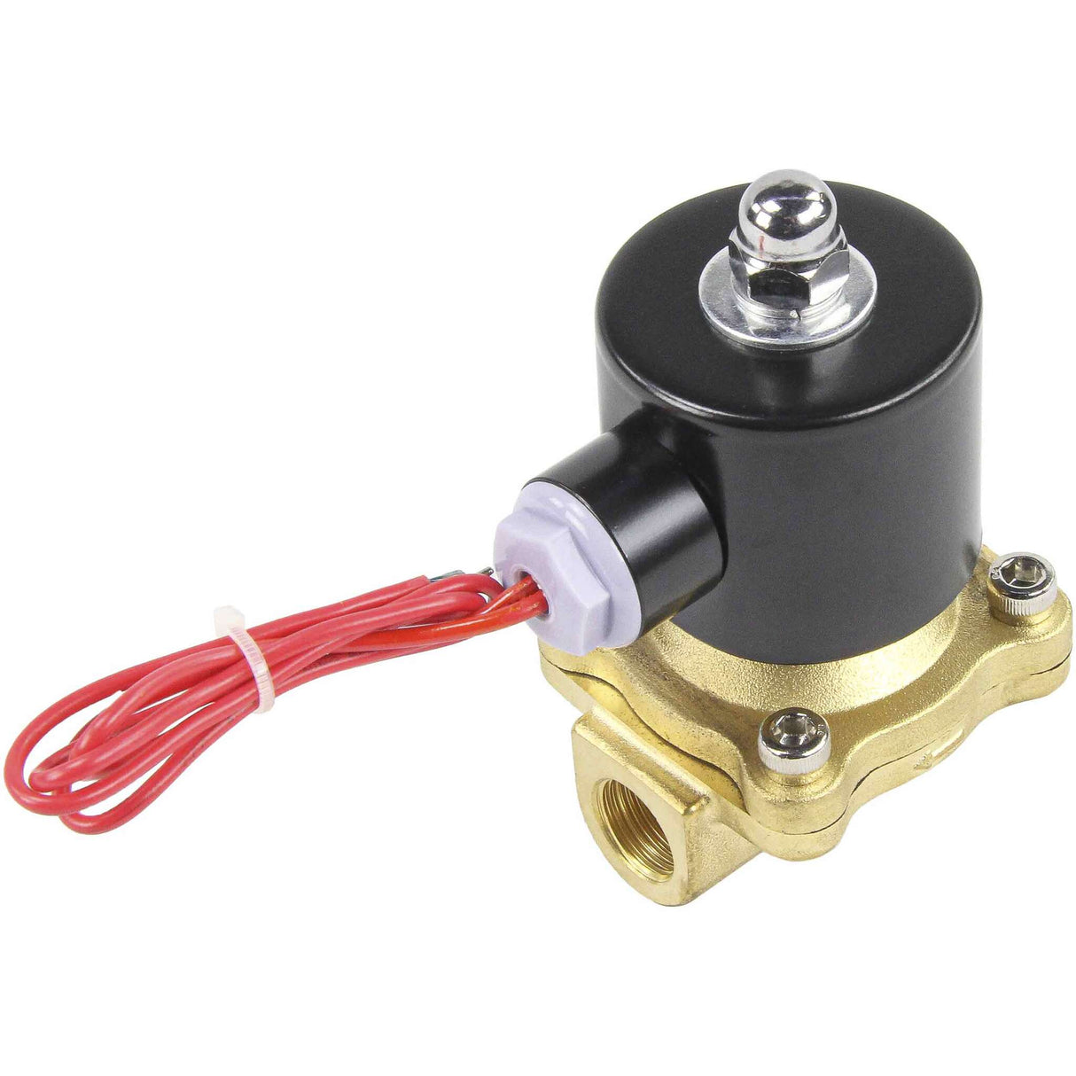 Two way normally closed direct acting electric solenoid valve Elephant VS2W-100V-NC VITON 24V, body material - brass, seal - Viton