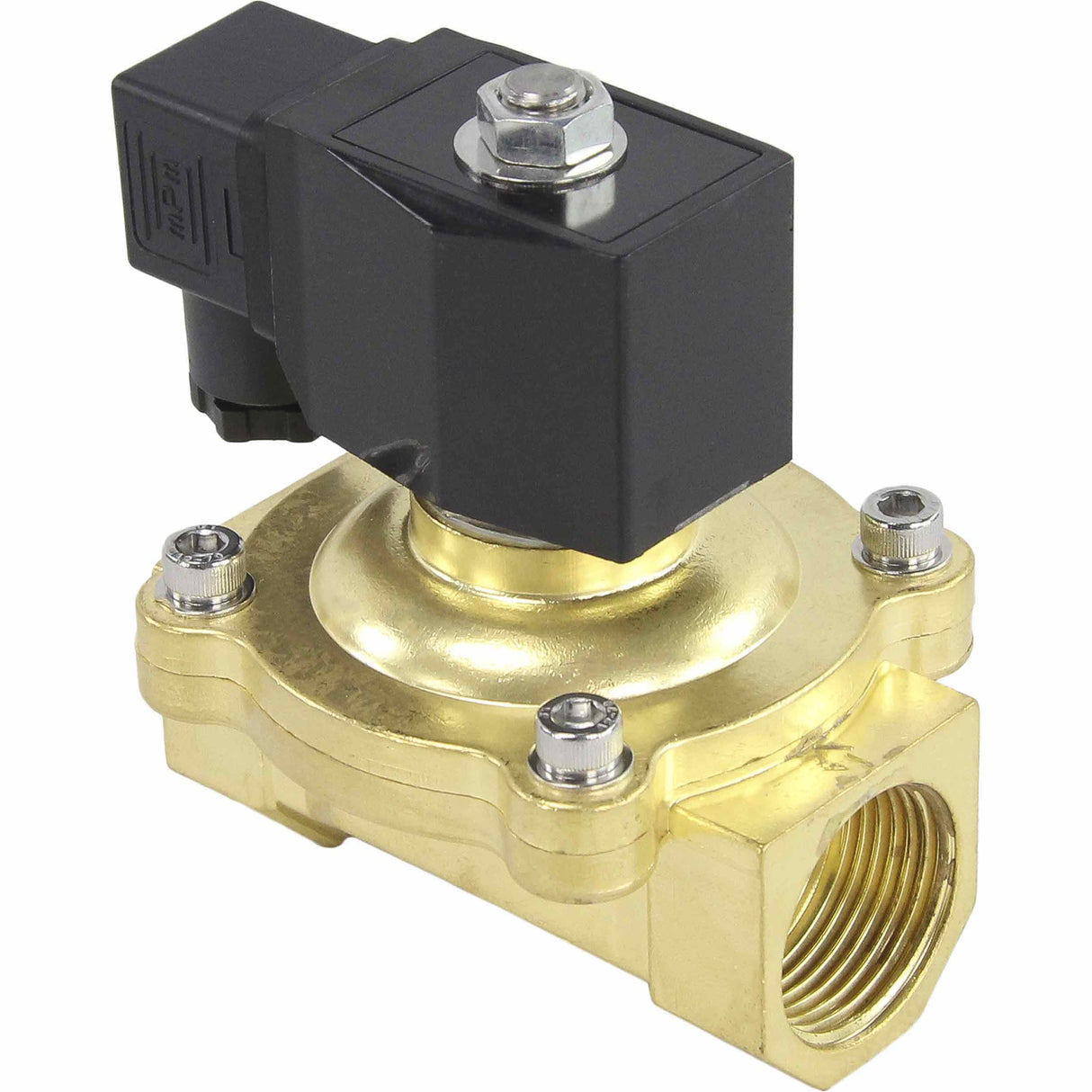 Two way normally closed direct acting electric solenoid valve Elephant VS2W-200N-NC NBR 24V, body material - brass, seal - NBR