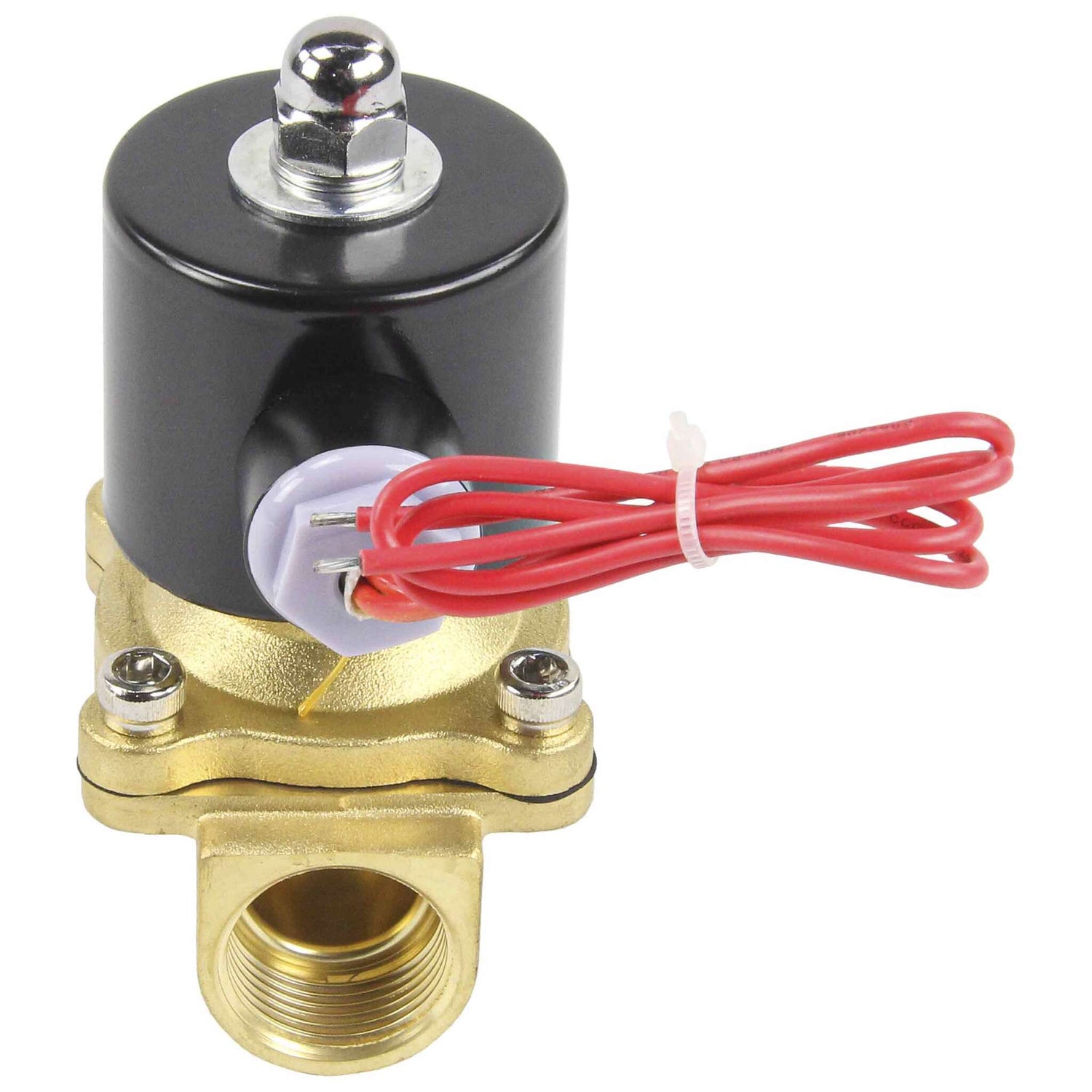 Two way normally closed direct acting electric solenoid valve Elephant VS2W-100N-NC NBR 24V, body material - brass, seal - NBR
