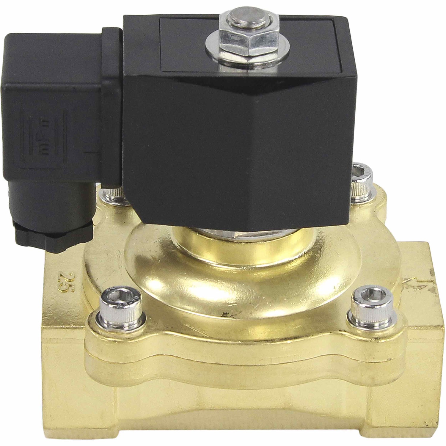 Two way normally closed direct acting electric solenoid valve Elephant VS2W-200V-NC VITON 220V, body material - brass, seal - Viton