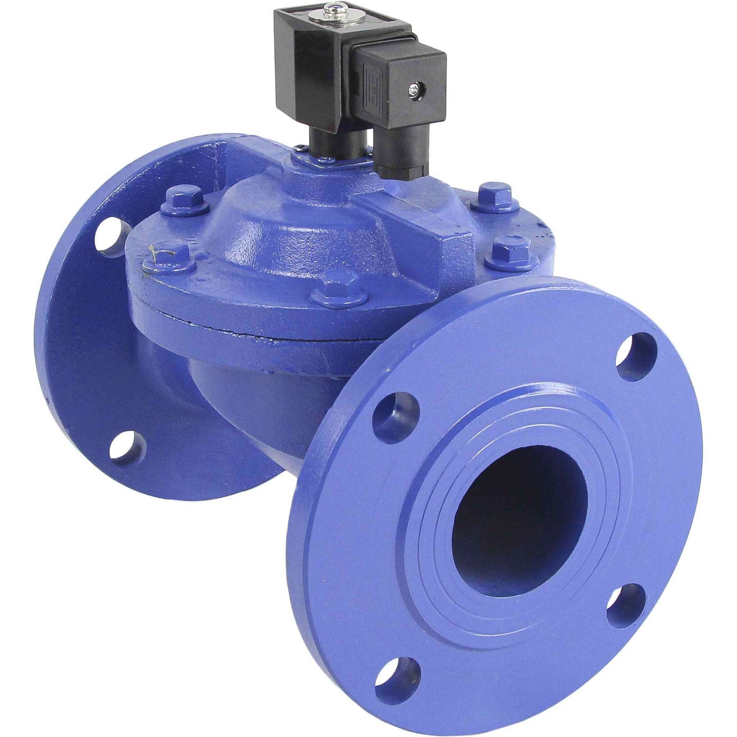 Two way normally closed indirect acting electric solenoid valve Elephant VSF-602N-PU-NC NBR 220V, body material - cast iron, seal - NBR