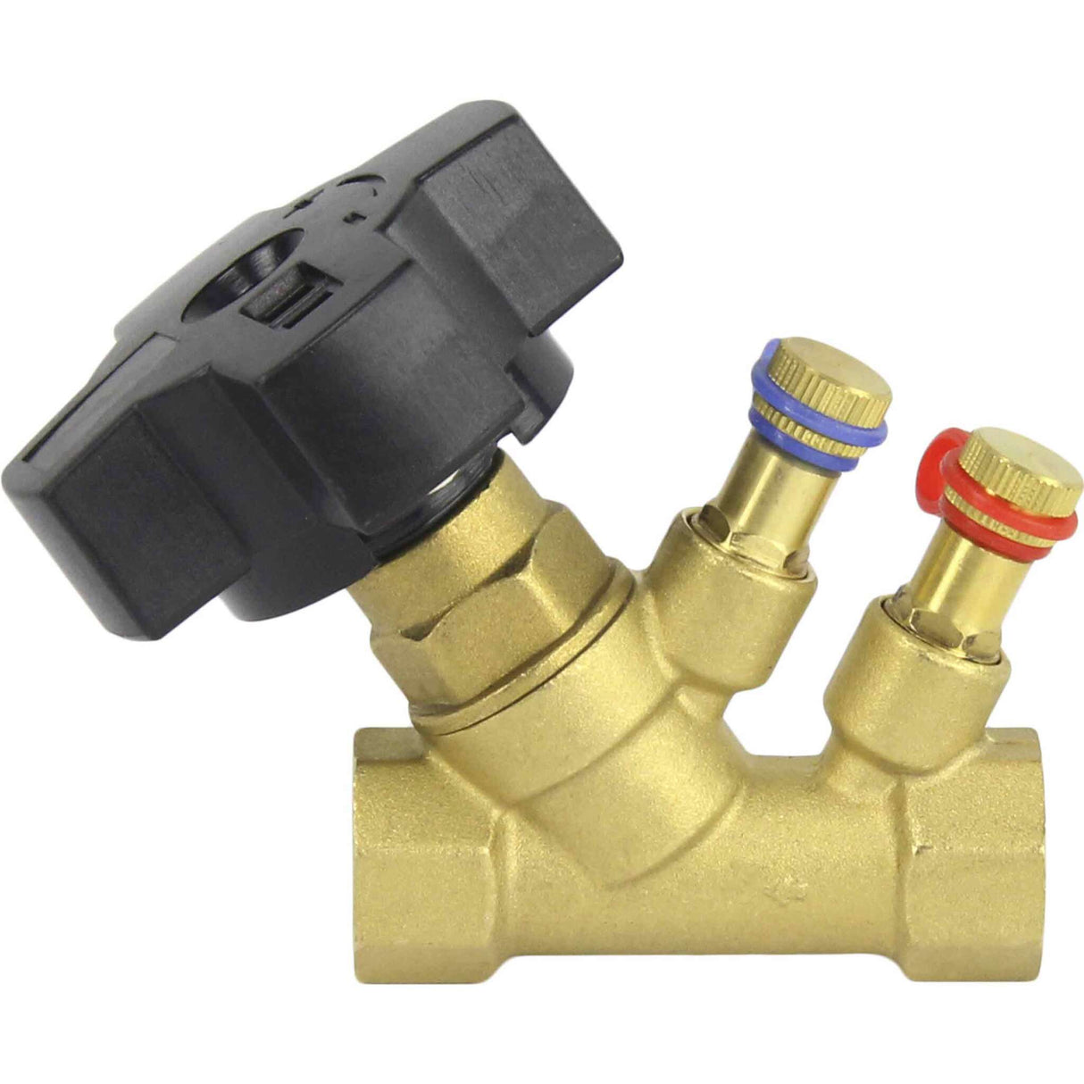 Static balancing valve Elephant VB0000P-T 16 bar brass, Threaded connection