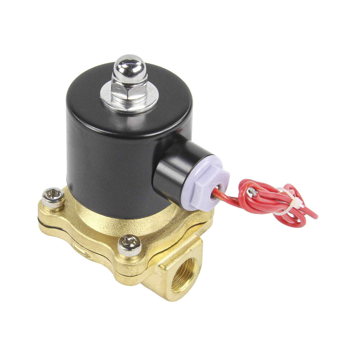 Two way normally closed direct acting electric solenoid valve Elephant VS2W-100V-NC VITON 24V, body material - brass, seal - Viton