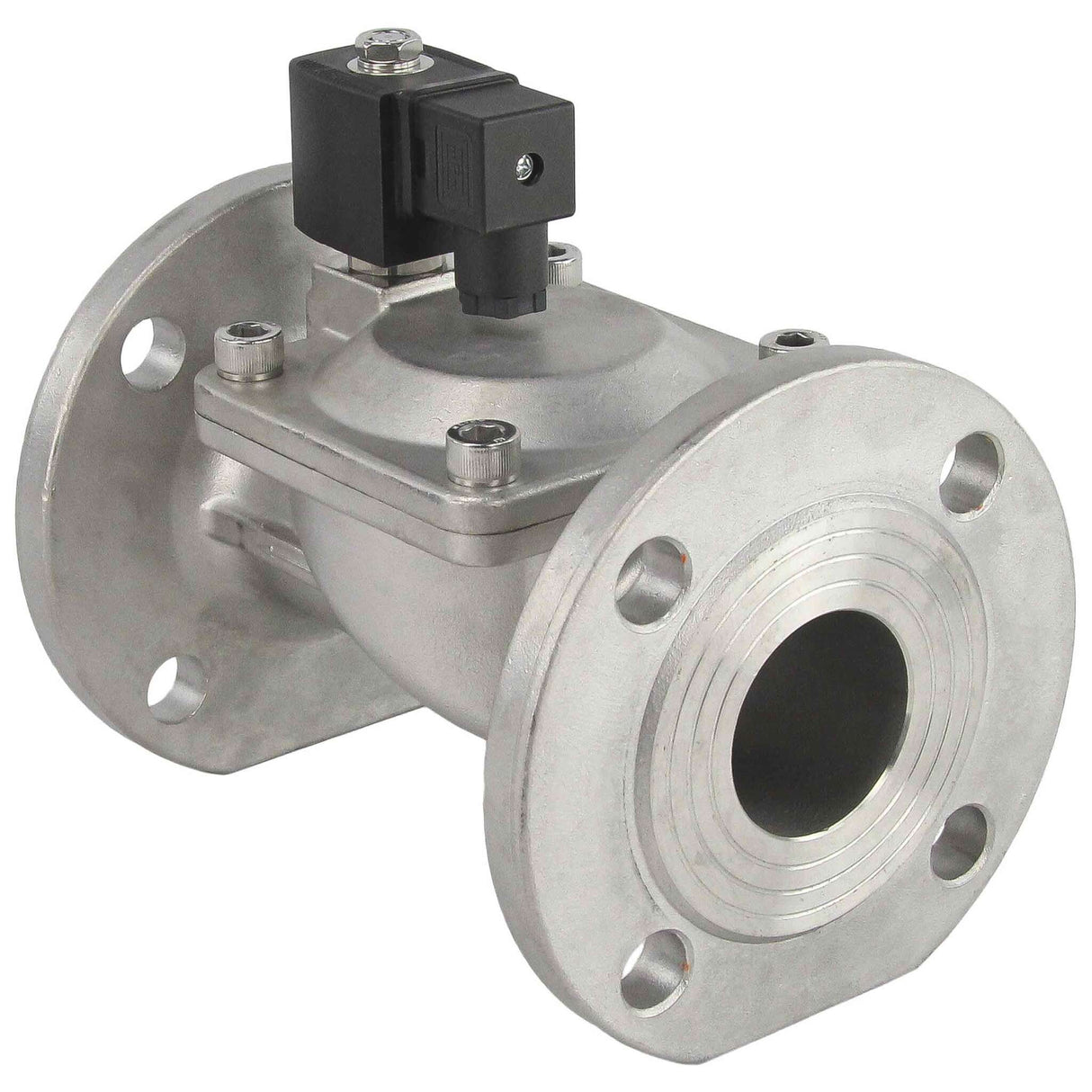 Two way normally closed indirect acting electric solenoid valve Elephant VSF-601E-PU-NC EPDM 24V, body material - stainless steel AISI 304, seal - EPDM