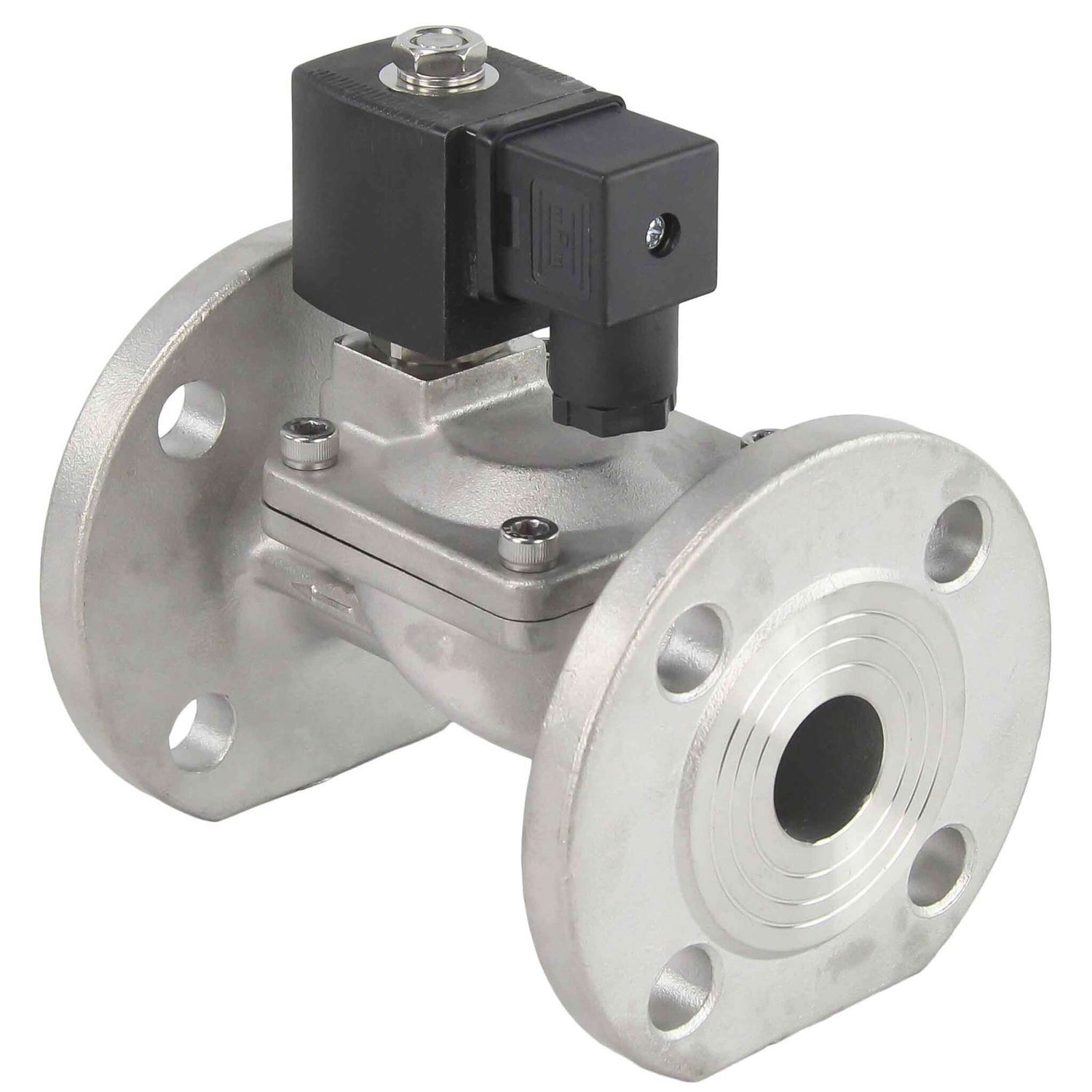 Two way normally closed indirect acting electric solenoid valve Elephant VSF-601E-PU-NC EPDM 220V, body material - stainless steel AISI 304, seal - EPDM