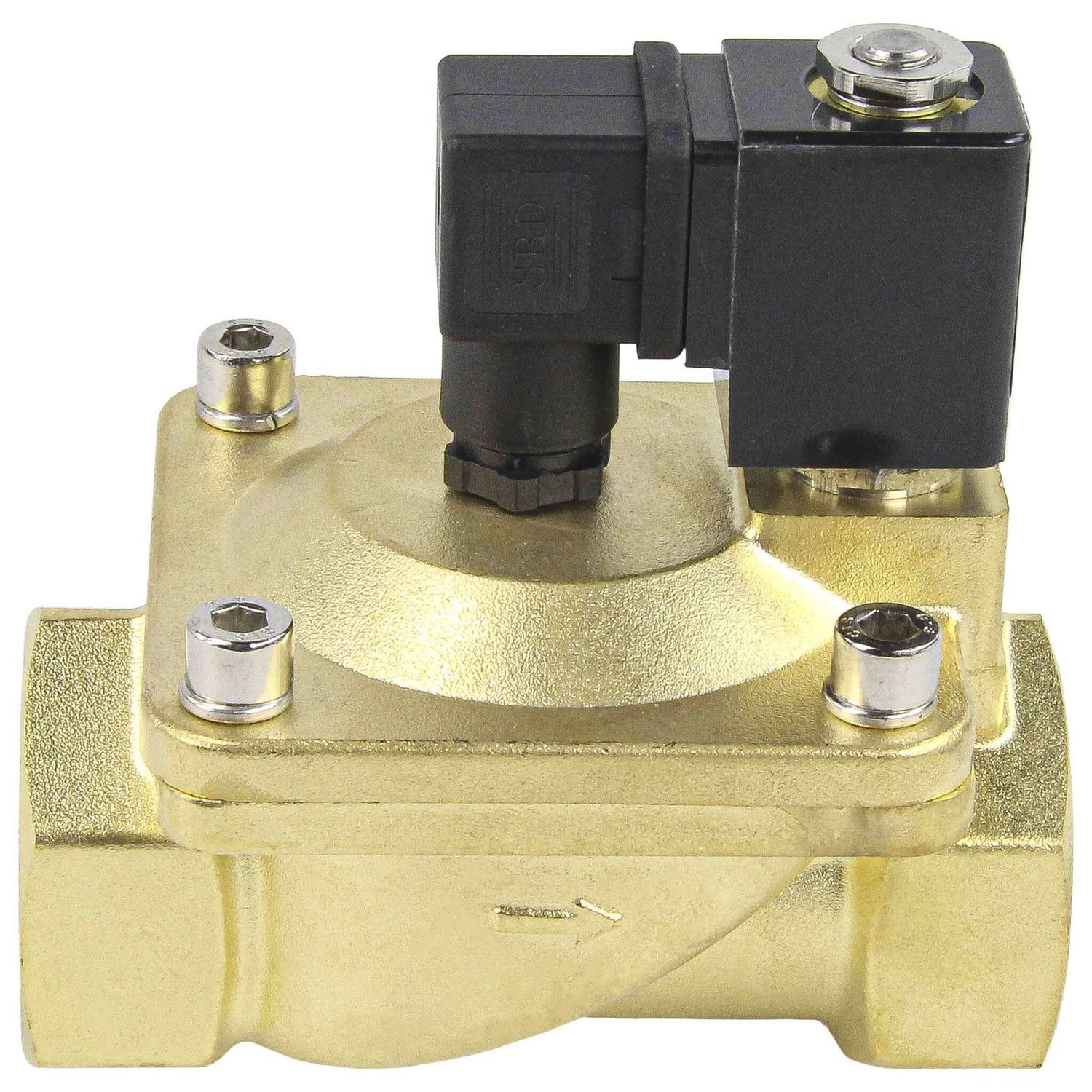 Solenoid valves Elephant VS400-VT-NC-24VDC DN10-50 10 bar body - brass, pilot action, threaded, normally closed, seal VITON, 24V coil