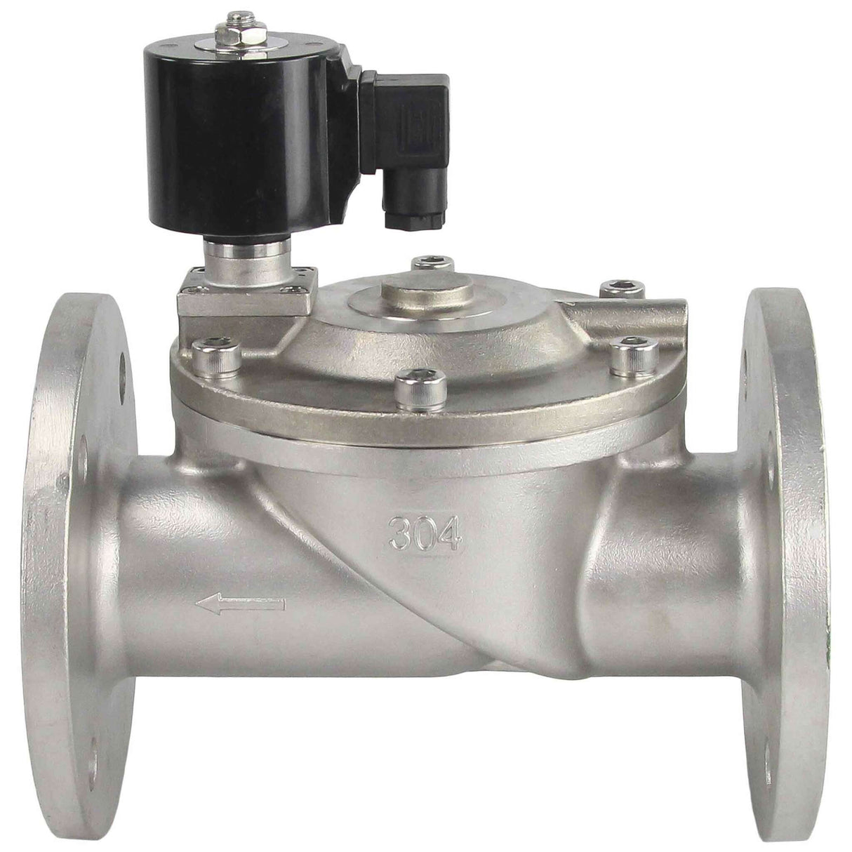 Two way normally closed indirect acting electric solenoid valve Elephant VSF-601N-PU-NC NBR 220V, body material - stainless steel AISI 304, seal - NBR