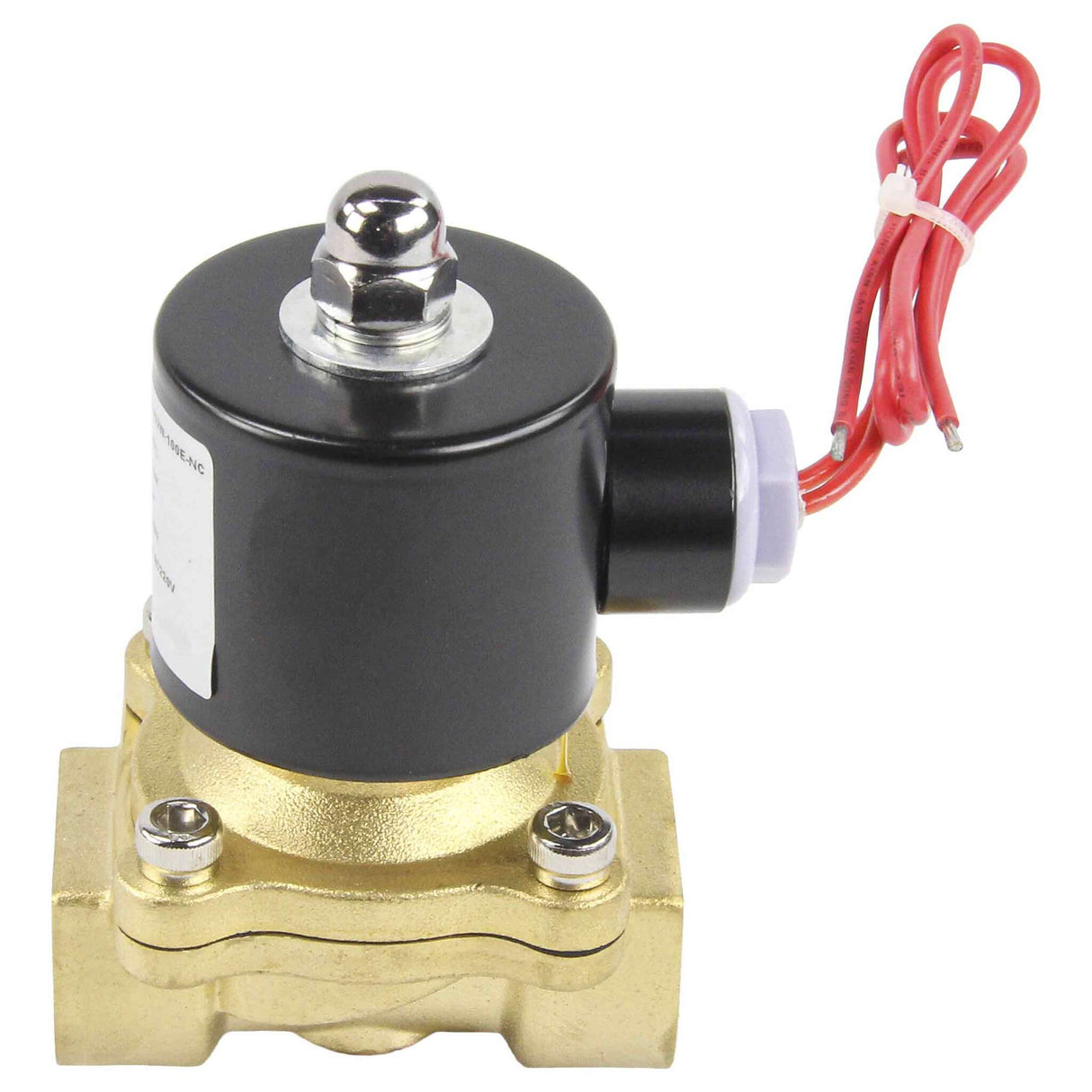 Two way normally closed direct acting electric solenoid valve Elephant VS2W-100N-NC NBR 24V, body material - brass, seal - NBR