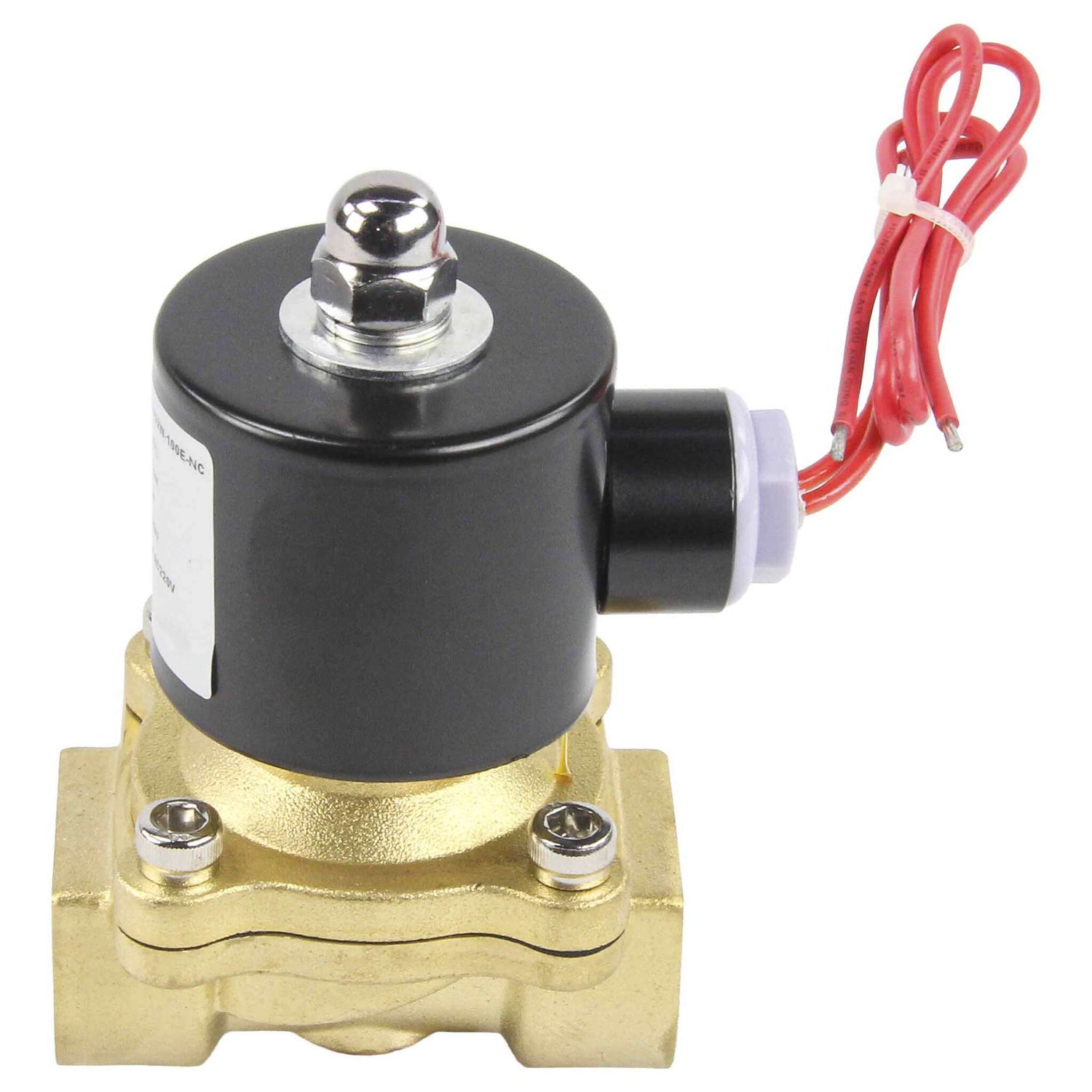Two way normally closed direct acting electric solenoid valve Elephant VS2W-100N-NC NBR 24V, body material - brass, seal - NBR