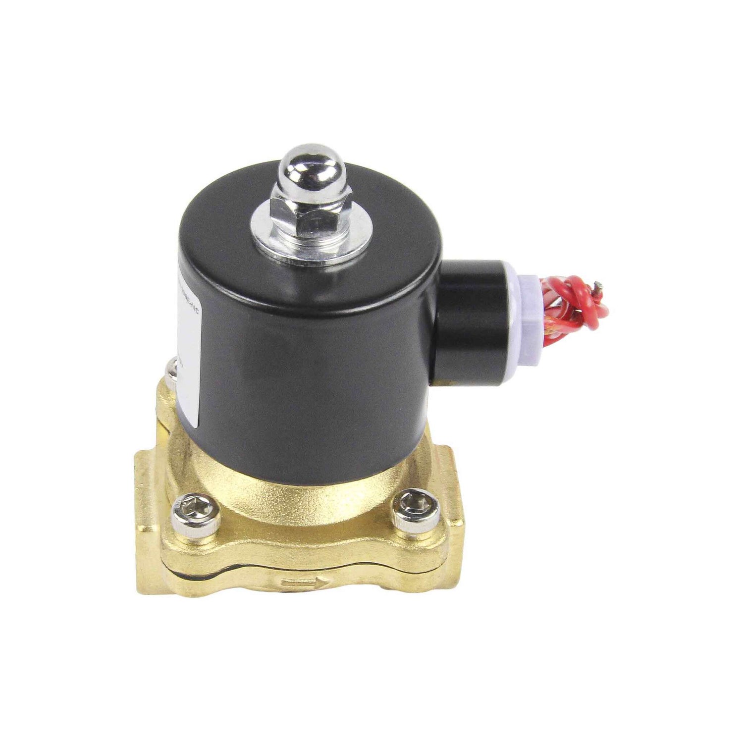 Two way normally closed direct acting electric solenoid valve Elephant VS2W-100V-NC VITON 220V, body material - brass, seal - Viton
