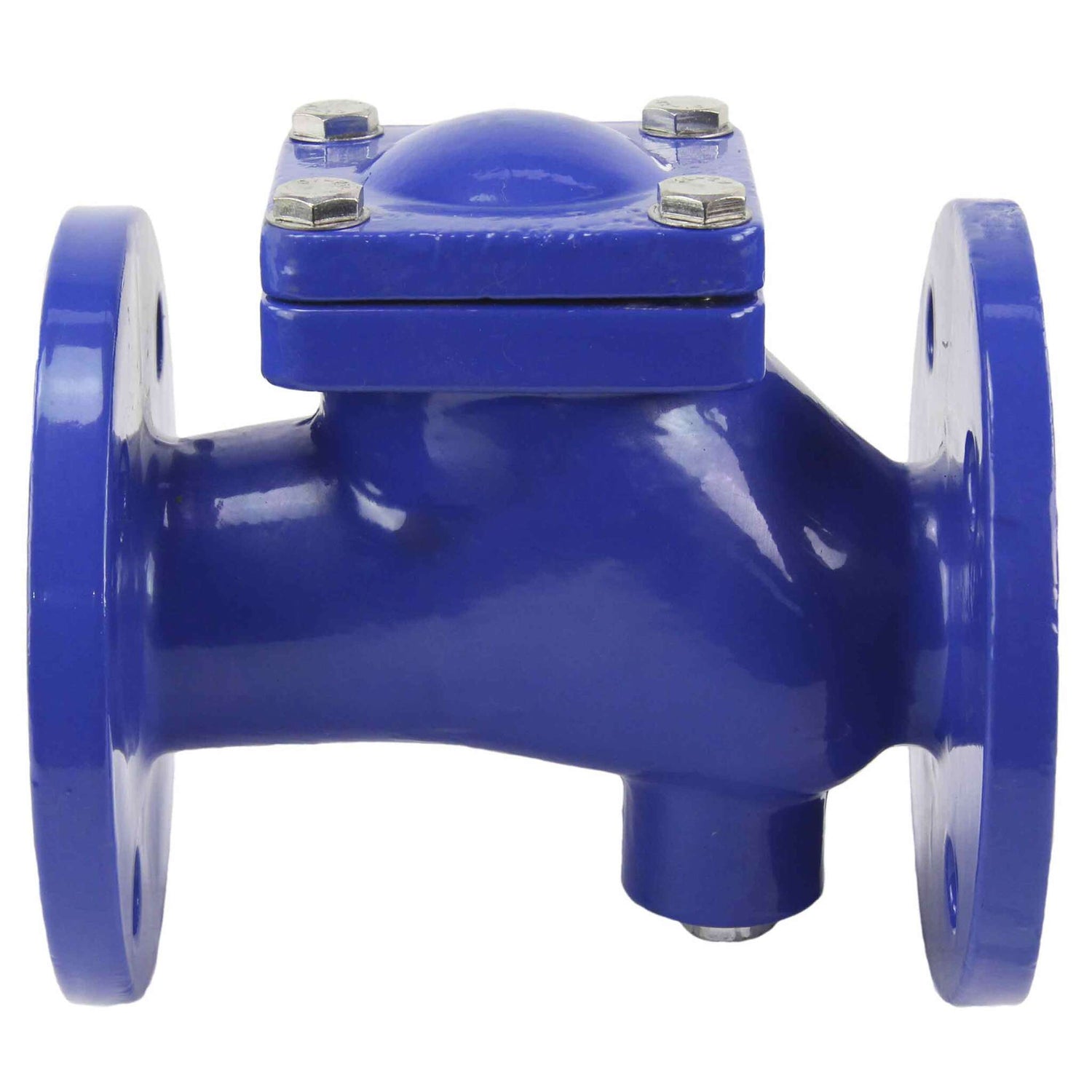 Ball check valve Elephant VCB1414N-F 16 bar with drain plug, body material - cast iron GGG50, closure element material - cast iron GGG50, seal - NBR