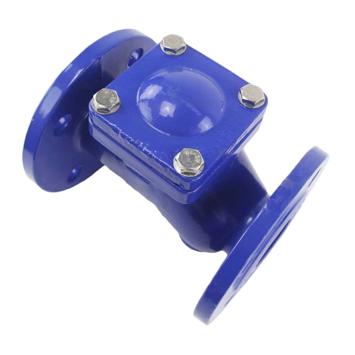 Ball check valve Elephant VCB1414N-F 16 bar with drain plug, body material - cast iron GGG50, closure element material - cast iron GGG50, seal - NBR