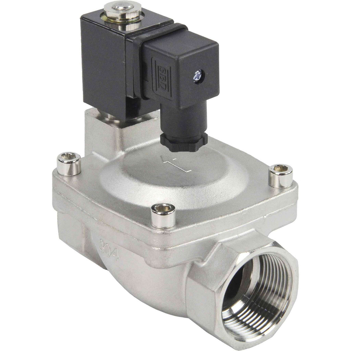 Solenoid valves Elephant VS431-NT-NC-24VDC DN10-50 10 bar 304 steel housing, pilot action, threaded, normally closed, seal NBR, 24V coil
