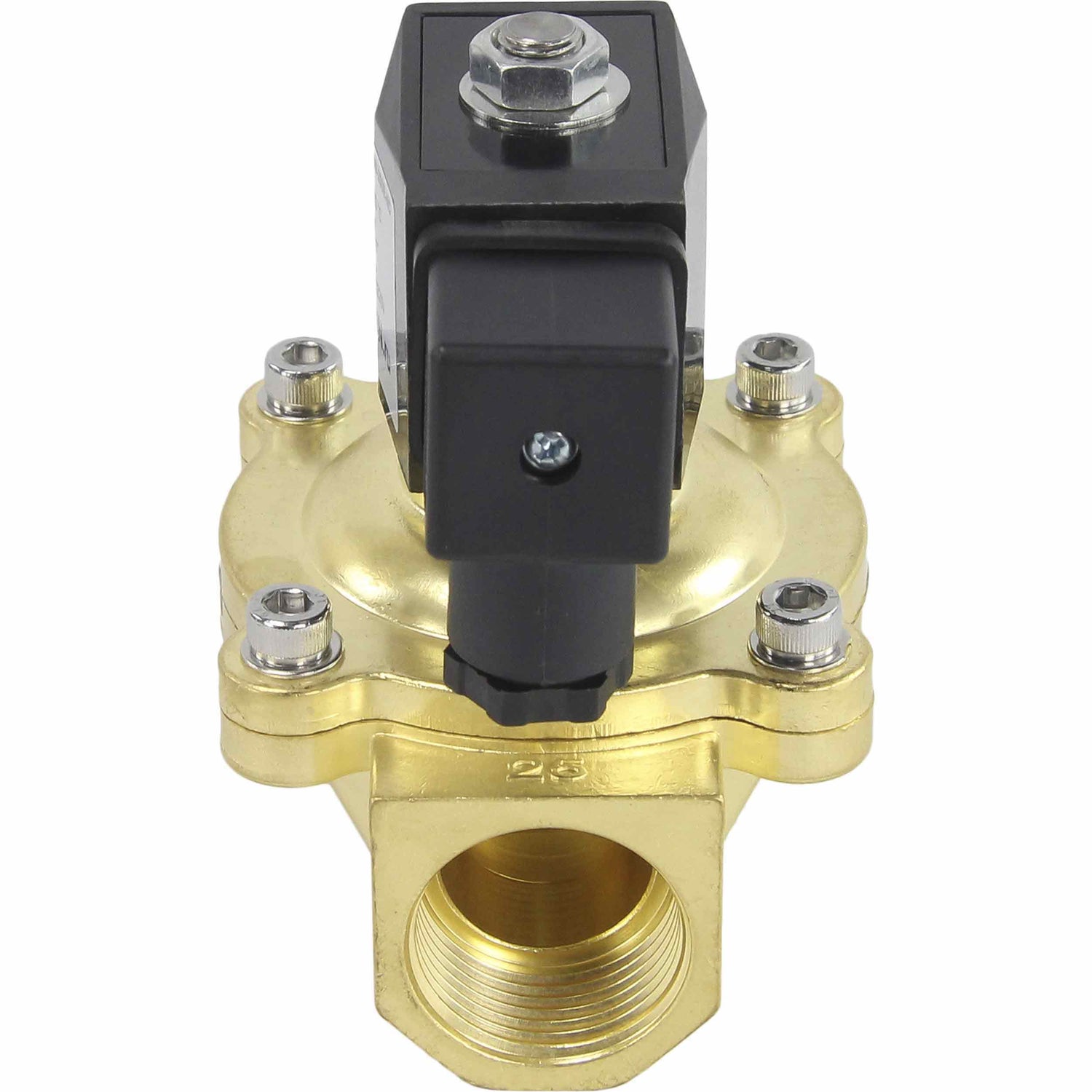 Two way normally closed direct acting electric solenoid valve Elephant VS2W-200V-NC VITON 220V, body material - brass, seal - Viton