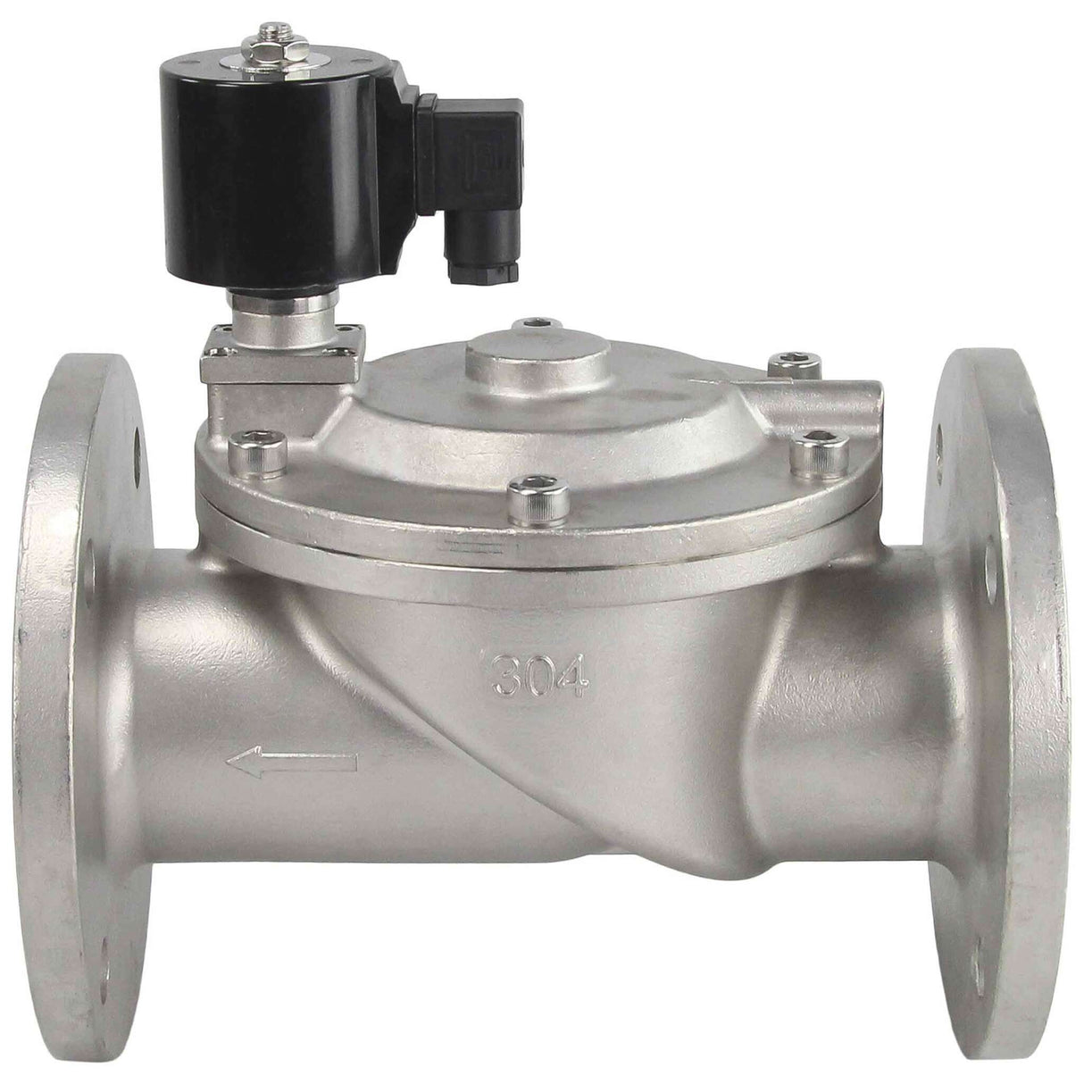 Two way normally closed indirect acting electric solenoid valve Elephant VSF-601N-PU-NC NBR 24V, body material - stainless steel AISI 304, seal - NBR