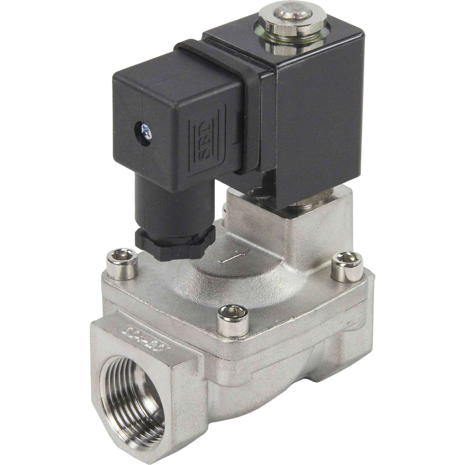 Solenoid valves Elephant VS431-ET-NC-24VDC DN10-50 10 bar 304 steel housing, pilot action, threaded, normally closed, seal EPDM, 24V coil