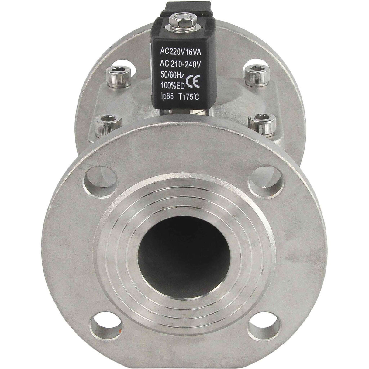 Two way normally closed indirect acting electric solenoid valve Elephant VSF-601E-PU-NC EPDM 24V, body material - stainless steel AISI 304, seal - EPDM