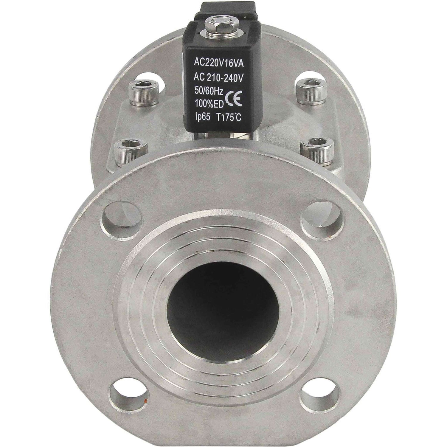 Two way normally closed indirect acting electric solenoid valve Elephant VSF-601E-PU-NC EPDM 24V, body material - stainless steel AISI 304, seal - EPDM