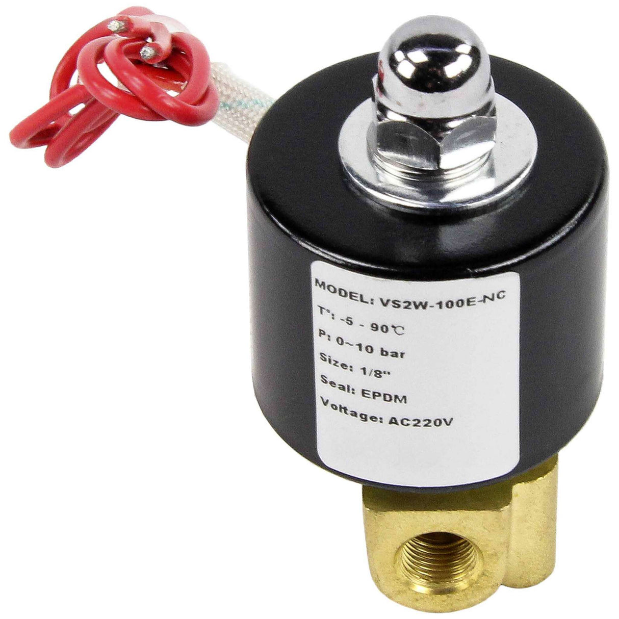 Two way normally closed direct acting Elephant VS2W-100E-NC EPDM 24V, body material - brass, seal - EPDM