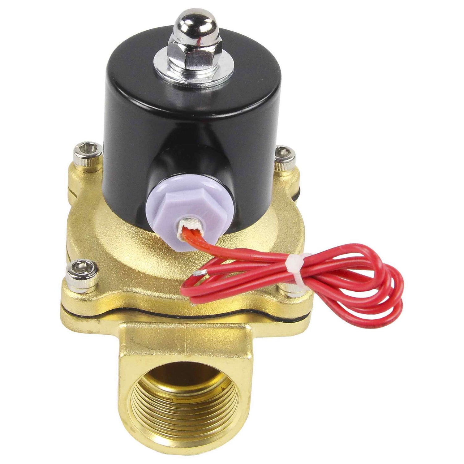 Two way normally closed direct acting electric solenoid valve Elephant VS2W-100N-NC NBR 220V, body material - brass, seal - NBR