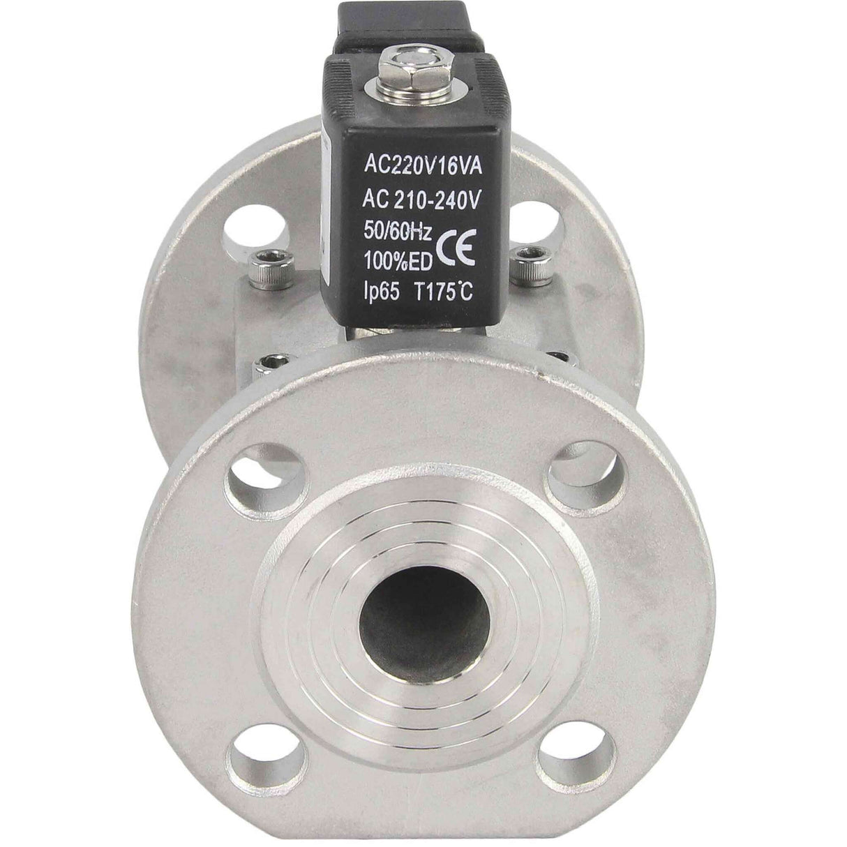 Two way normally closed indirect acting electric solenoid valve Elephant VSF-601E-PU-NC EPDM 220V, body material - stainless steel AISI 304, seal - EPDM